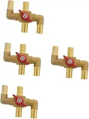 Gatuida 4pcs Automotive Valve Heatings Water Heatings Valve Integrated Manual Control Bypass