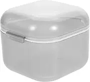Baluue Nail Art Clean Tool Sterilizer Box Plastic Nail Storage Case Nail Bit Holder for Nail Drill Bits Cleaner