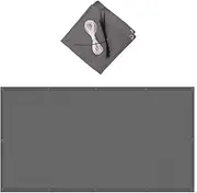 Fence Privacy Screen, Fence Covering Privacy Balcony Screen Cover, for Porch Deck Outdoor Backyard(Gray,35.4 * 118inch)