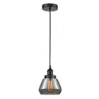 Innovations Lighting Edison Fulton 1 Light Mini Pendant, Black - 616-1PH-BK-G173