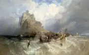 Maritime Art - Mount St Michael, Cornwall by Clarkson Stanfield