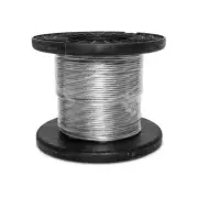 Catenary Wire Galvanised Zinc Plated Stranded 7/1.25mm Length 180m Drum