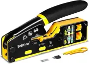 RJ45 Crimp Tool Pass Through Crimper for RJ45 Connectors Cat6 Cat6a Cat5 Cat5e