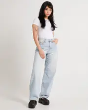 Jaquard Stripe Logan Jeans