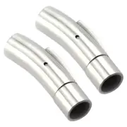 Stainless Steel Jewelry Clasps Cord End Connectors Jewelry Making Clasps