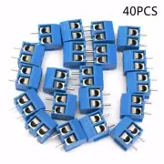 Connector Convenient Blue Interconnects terminal 40pcs Suitable Terminal Block