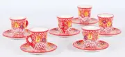 Handmade Coffee Cup, Coffee Cups Set of 6, Espresso cup set, Turkish coffee cup