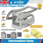 Chip Potato Chipper Maker French Fries Dicer Slicer Chopper Cutter 2 Blade
