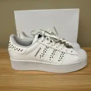 Size 6.5 - adidas Swarovski x Superstar Bold Cloud White W