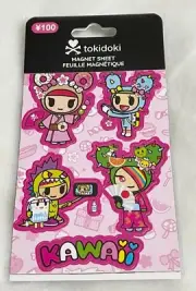 Simone Legno Tokidoki Character Figure Kawaii Mini Magnet Sheet Set