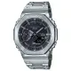 【CASIO 卡西歐】G-SHOCK八角金屬雙顯錶(GM-B2100D-1A)