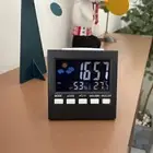 LCD digital alarm clock table clock alarm clock with temperature display + G7V9