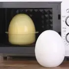 4 Grids Egg Shape Microwave Egg Steamer Professional Egg Cooker Breakfast