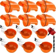 Chicken Feeder No Waste Automatic Poultry Feeder Ports Kit Chicken Feeders and