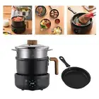 Electric Cooker Nonstick Portable Slow Cooker 6 Cooking Modes Camping Cooker