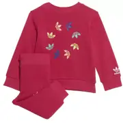 adidas unisex-baby Crew Sweatshirt Set HB9522 #sec-A27