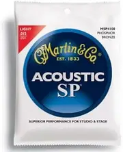 Martin MSP4100 Phosphor Bronze Light (12-54) MSP4100 Martin Acoustic Guitar Strings