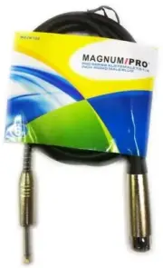 MAGNUM PRO MDJM106 PRO Series 6ft XLR Female Plug to 1/4 Inch Mono Male Plug