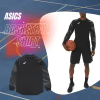 在飛比找Yahoo奇摩購物中心優惠-Asics 訓練衣 Basketball Shirts 黑 