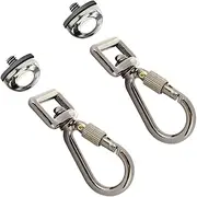 2 Pcs Camera 1/4" Screws and Hardware Hooks for SLR Cameras, Mirrorless Cameras, Camera Straps, Tripods, Camera Gimbal, Selfie Sticks (2 PCS-1)