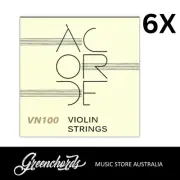 6 sets Acorde VN100 Full Set Violin Strings Universal (E-A-D-G) with Ball Ends