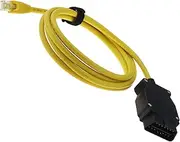 SING F LTD Enet OBD2 RJ45 Cable 2M Ethernet Cable Ethernet Connector Tools to OBDII Interface Cable Car Diagnostic Coding F-Series for Coding Diagnostics
