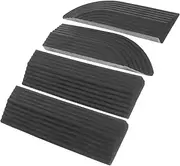 3 Sets Home Threshold Ramp Rubber Sweeping Robots Ramp for Wheelchair and Robots Sturdy and Non-Slip