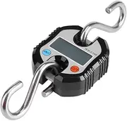 Baxnore Portable Mini Crane Scale, Digital Crane Scale, Electronic Luggage Scales, Detachable Hook Portable Crane Scale, Compact Crane Scale (Black)