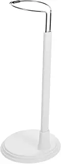 Gatuida Doll Stand Miniature Riser The Holders Rack Stands Round Base Doll Display Holder Doll Display Stand to Accessory Figure Stand Large Dolls Tiny Dolly for White Stainless Steel