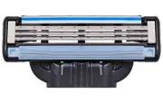 3-Blade Premium Men's Razor Blades for Gillette MACH3 Handle Platinum-Coated