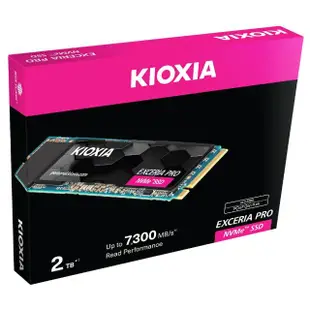 【KIOXIA 鎧俠】Exceria Pro SSD M.2 2280 PCIe NVMe 2TB Gen4x4(LSE10Z002TG8)