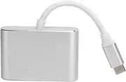 USB C to HDMI Adapter, USB C to VGa Adapter Video Converters ​Plug and Play Digital Av Multiport Adapter for Phones Laptops