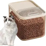 Pet Storage Bin,Airtight Cat Food Container | With Measuring Cup, Transparent, Organizer Solution For Flour White Sugar Brown Sugar Beans
