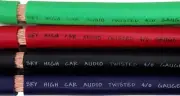 Sky High Car Audio CCA 4/0 XL Gauge - By The Foot ( BLACK )