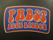 PABST BLUE RIBBON PBR Retro Banner STICKER decal craft beer brewery brewing