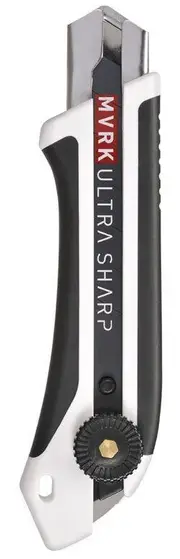 MVRK 1015-25SKSSG - 25mm Ultra Sharp Sure Grip Screw Lock Snap Knife