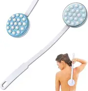 Lotion Applicator for Back Long Handle Back Lotion Applicator with 19 Massaging Rollers, Easy Install Care Tool for Easily Applying