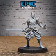 Oni Adventurer C by Epic Miniatures RPG D&D Pathfinder 3D Print