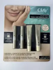 Olay Smooth Finish Facial Hair Removal Duo Fine to Medium Hair Steps SEALED RARE