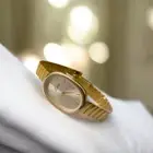 Women's Watch Stainless Steel Dainty Minimalist Watch Ladies Quartz Gold Watch