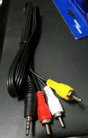 3RCA Male to 3.5mm Male Audio Video Cord AV DV AUX Cable Adapter Converter 2FT
