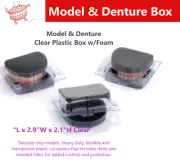 Dental Laboratory Model & Denture Boxes 4"L x 2.9"W x 2.1"H Clear 100 or 200/Bx