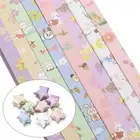 Outer Space Best Wishes Origami Folding Star Paper Strips Scrapbooking