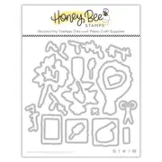 Honey Bee Just For You Honey Cuts Die 22pc : Happy Hearts Collection