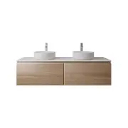 New England Joinery 1500mm Slim SilkSurface Top Wall Hung Vanity