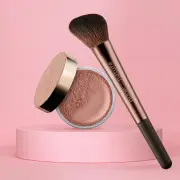 Virgin Blush & Angled Blush Brush Duo | Nude By Nature