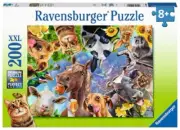 Ravensburger 200 Piece Jigsaw Puzzle - Funny Farmyard Friends