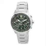 Original Citizen Super Titanium Chronograph Eco-Drive Green Dial Men's Watch CA4570-88X