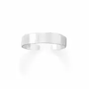 Sterling Silver 4mm Flat Band Toe Ring