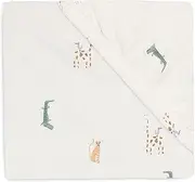 Jollein Jersey Fitted Sheet for Children's Bed Jungle Jambo 60 x 120 cm 100% Cotton Fitted Sheet Oeko-Tex Certified